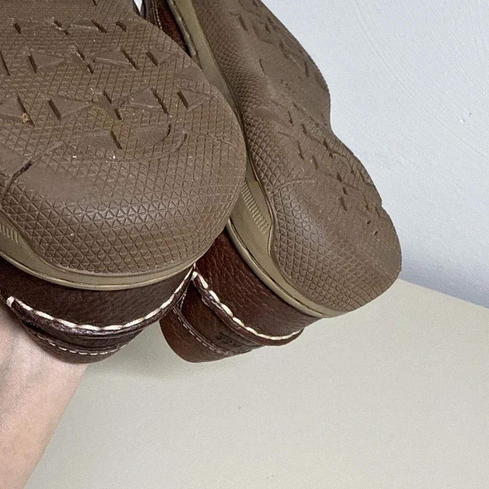 Bass & Co Size 10,5 M Men's Brown Leather Slip-on Co. Baron 3 Loafers Shoes